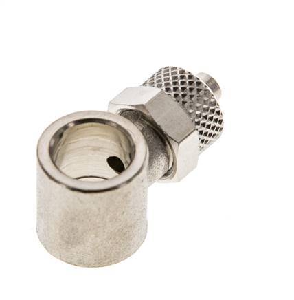 6x4 & G1/8'' Nickel plated Brass Banjo Push-on Fitting [2 Pieces]