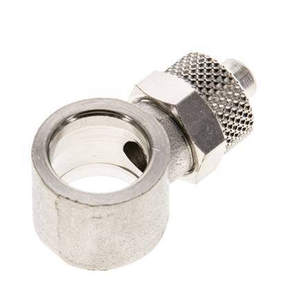 8x6 & G1/4'' Nickel plated Brass Banjo Push-on Fitting [2 Pieces]