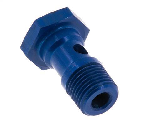 1-way Aluminum Banjo Bolt with G1/8'' Male Threads L19mm [5 Pieces]
