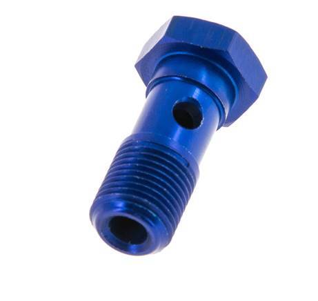 1-way Aluminum Banjo Bolt with G1/8'' Male Threads L23mm [5 Pieces]