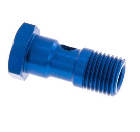 1-way Aluminum Banjo Bolt with G1/4'' Male Threads L30mm [2 Pieces]