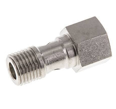 1-way nickel-plated Brass Banjo Bolt with G1/4'' Male and Female Threads L25mm [2 Pieces]