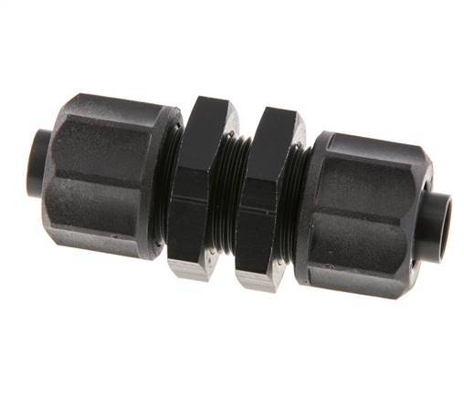 11.6x9 Aluminum Straight Push-on Fitting Bulkhead
