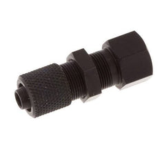 6x4 & M5 Aluminum Straight Push-on Fitting with Female Threads Bulkhead