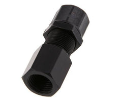 10x8 & G1/4'' Aluminum Straight Push-on Fitting with Female Threads Bulkhead