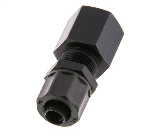 10x8 & G3/8'' Aluminum Straight Push-on Fitting with Female Threads Bulkhead