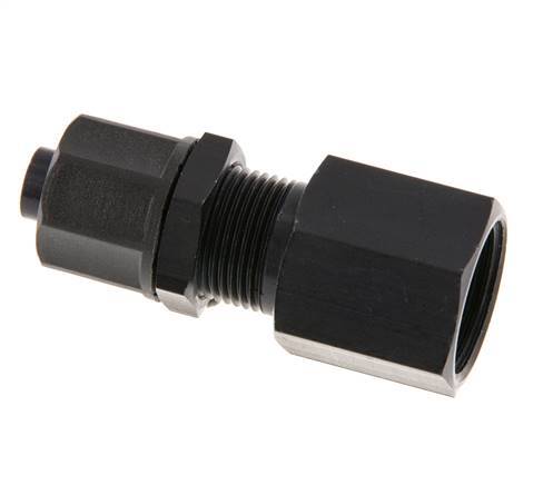 10x8 & G3/8'' Aluminum Straight Push-on Fitting with Female Threads Bulkhead