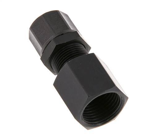 10x8 & G3/8'' Aluminum Straight Push-on Fitting with Female Threads Bulkhead