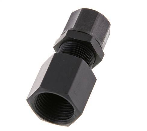 10x8 & G3/8'' Aluminum Straight Push-on Fitting with Female Threads Bulkhead