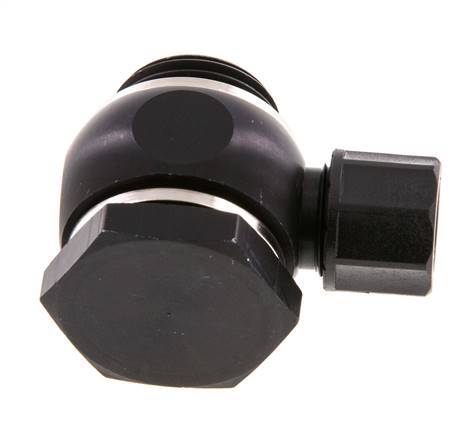 10x8 & G1/2'' Aluminum Banjo Push-on Fitting with Male Threads with O-ring Rotatable [5 Pieces]