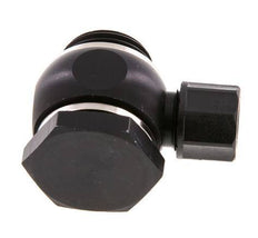 10x8 & G1/2'' Aluminum Banjo Push-on Fitting with Male Threads with O-ring Rotatable [5 Pieces]