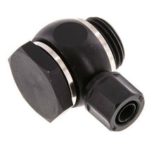 10x8 & G1/2'' Aluminum Banjo Push-on Fitting with Male Threads with O-ring Rotatable [5 Pieces]