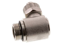 10x8 & G3/8'' Nickel plated Brass Elbow Push-on Fitting with Male Threads Rotatable Inner Hexagon