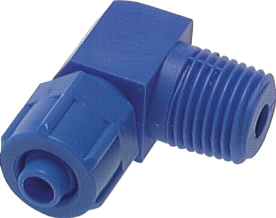 11.6x9 & R3/8'' PVC Elbow Push-on Fitting with Male Threads [5 Pieces]
