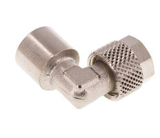 8x6 & G1/8'' Nickel plated Brass Elbow Push-on Fitting with Female Threads [5 Pieces]