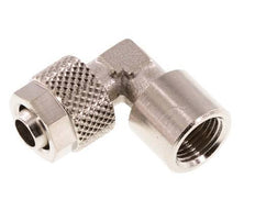 8x6 & G1/8'' Nickel plated Brass Elbow Push-on Fitting with Female Threads [5 Pieces]