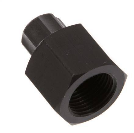 6x4 & G3/8'' Aluminum Straight Push-on Fitting with Female Threads [2 Pieces]