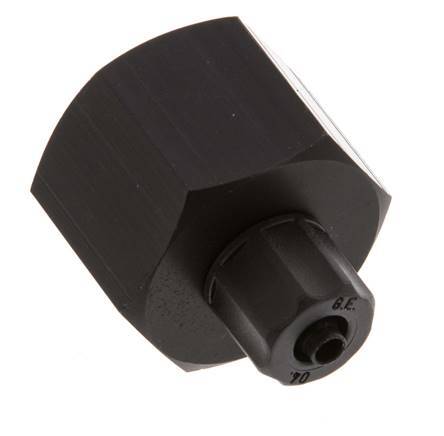 6x4 & G1/2'' Aluminum Straight Push-on Fitting with Female Threads