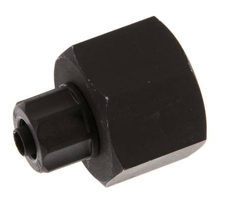 8x6 & G1/2'' Aluminum Straight Push-on Fitting with Female Threads