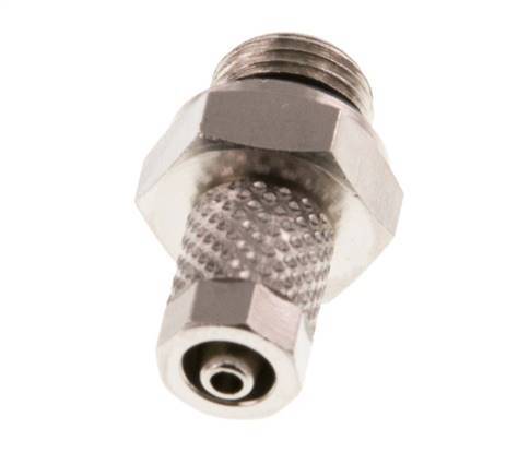 5x3 & G1/8'' Nickel plated Brass Straight Push-on Fitting with Male Threads NBR [5 Pieces]
