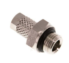 5x3 & G1/8'' Nickel plated Brass Straight Push-on Fitting with Male Threads NBR [5 Pieces]