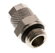8x6 & G1/4'' Nickel plated Brass Straight Push-on Fitting with Male Threads NBR [5 Pieces]