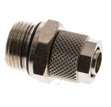 10x8 & G3/8'' Nickel plated Brass Straight Push-on Fitting with Male Threads NBR [2 Pieces]