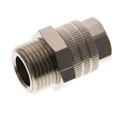 11.6x9 & G3/8'' Nickel plated Brass Straight Push-on Fitting with Male Threads NBR [2 Pieces]