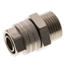 11.6x9 & G3/8'' Nickel plated Brass Straight Push-on Fitting with Male Threads NBR [2 Pieces]