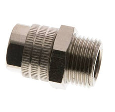 11.6x9 & G3/8'' Nickel plated Brass Straight Push-on Fitting with Male Threads NBR [2 Pieces]
