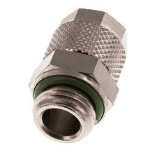 10x8 & G1/4'' Nickel plated Brass Straight Push-on Fitting with Male Threads FKM [2 Pieces]