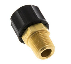 8x6 & 1/8''NPT Brass Straight Push-on Fitting with Male Threads [2 Pieces]