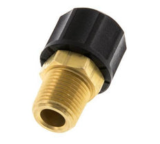8x6 & 1/8''NPT Brass Straight Push-on Fitting with Male Threads [2 Pieces]