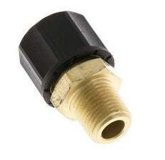 10x8 & 1/8''NPT Brass Straight Push-on Fitting with Male Threads [2 Pieces]
