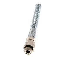 10x8 & G3/8'' Nickel plated Brass Straight Push-on Fitting with Male Threads Rotatable Bend Protection