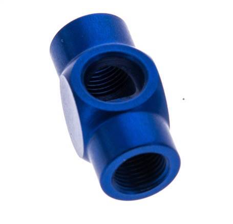 G1/8'' Aluminum Tee Banjo Fitting with Female Threads [2 Pieces]