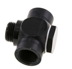 G1/2'' Aluminum Tee Banjo Fitting with Male and Female Threads with O-ring [5 Pieces]