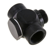 G1/2'' Aluminum Tee Banjo Fitting with Male and Female Threads with O-ring [5 Pieces]