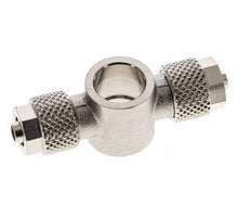 6x4 & G1/8'' Nickel plated Brass Banjo Tee Push-on Fitting [2 Pieces]