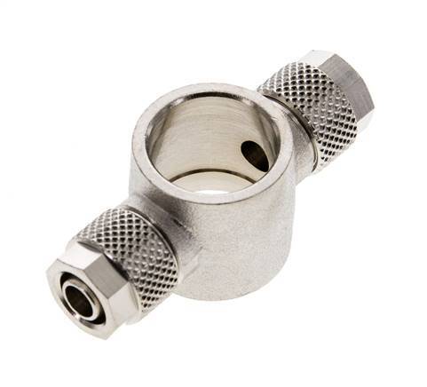 8x6 & G3/8'' Nickel plated Brass Banjo Tee Push-on Fitting