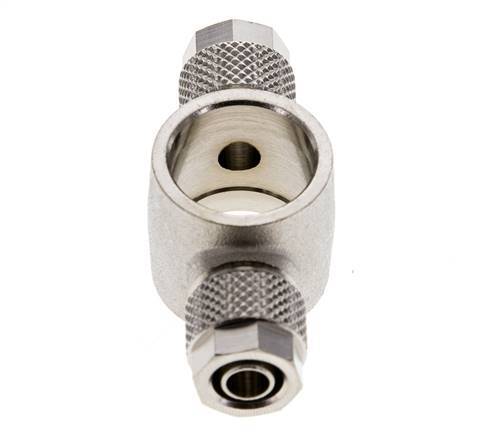 8x6 & G3/8'' Nickel plated Brass Banjo Tee Push-on Fitting