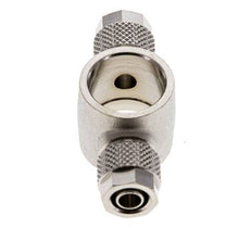 8x6 & G3/8'' Nickel plated Brass Banjo Tee Push-on Fitting