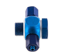 4.3x3 & G1/8'' Aluminum Banjo Tee Push-on Fitting with Male Threads with O-ring [10 Pieces]