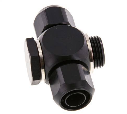 17.6x13 & G1/2'' Aluminum Banjo Tee Push-on Fitting with Male Threads with O-ring [5 Pieces]