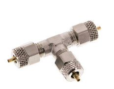 4x2 Nickel plated Brass Tee Push-on Fitting [2 Pieces]