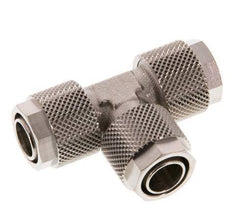 12x10 Nickel plated Brass Tee Push-on Fitting