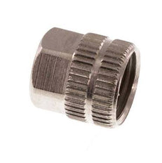 4.3x3mm (M7x0.75) Nickel-plated Brass Union Nut [20 Pieces]