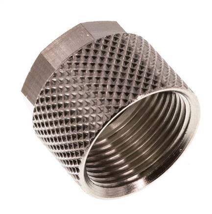 12x10mm (M16x1) Nickel-plated Brass Union Nut [10 Pieces]