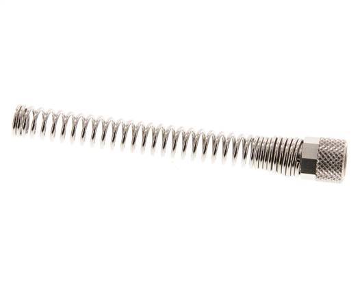 6x4mm (M10x1) Nickel-plated Brass Union Nut Bend Protection [2 Pieces]