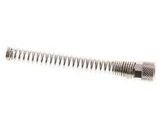 6x4mm (M10x1) Nickel-plated Brass Union Nut Bend Protection [2 Pieces]